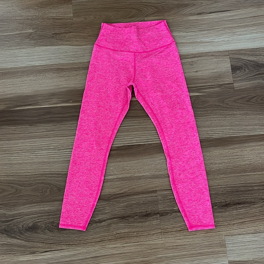 Alo High-Waist Pink Leggings